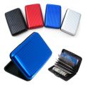 Waterproof ATM Card Business ID Card Holder Credit Card and Debit Card Wallet Holder Aluminum Security Wallet. 