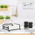 Kitchen Napkin Dispenser Tissue Holder Sturdy Steel Rustic Towel Dispenser for Kitchen Table Restaurant and Bar. 