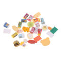 5pcs 1:12 Dollhouse Miniature Resin Food Simulation Snacks Model Accessories Kids Toys MJK. 