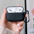 Airpods Pro Silicone Case Cover Anti Scratch Protective Pouch With Hook Soft High Quality For Earpods. 