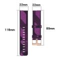 Watch Strap 22mm Stripe Weave Nylon Wrist Strap Watch Band for Huawei GT / GT2 46mm, Honor Magic Watch 2 46mm / Magic. 