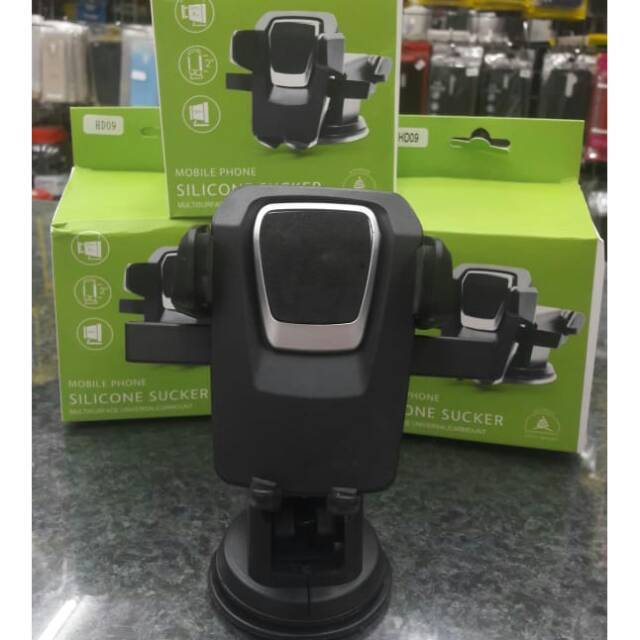 Phone Holder for Car Universal Silicone Sucker Cell Phone Car Mount Windshield Mobile Phone Holder Stand Suction Stick Dashboard (SSMH)