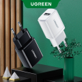 UGREEN 10.5W Universal USB Charger Travel Wall Charger Adapter Smart Mobile Phone Charger for iPhone Samsung Xiaomi iPad Tablets White Black. 