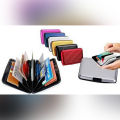 Waterproof ATM Card Business ID Card Holder Credit Card and Debit Card Wallet Holder Aluminum Security Wallet. 