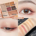 Ming Xizhi Seven-Color Eyeshadow Palette Earth Tone Matte Pearlescent Beginner Makeup Eyeshadow Palette Multi-Use for Women Cross-Border. 