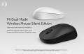 Xiaomi Mi Dual Mode Silent Edition Wireless Mouse (white) 100% Genuine (06 Months Official Warrenty). 