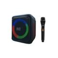 Brodu BTS-1935 6.5" Portable Bluetooth Karaoke Speaker with Wireless Microphone. 