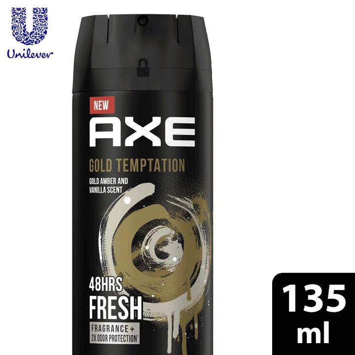 AXE Gold Temptation Deodorant Body Spray, 135ml