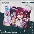 【FOOT SOFA】Hobby Genshin Impact Anime Mousepad Non-slip Cartoon Wanderer Keqing Nahida Waterproof Mouse Pad Anti-slip Office Home. 