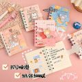1pc Cute Cartoon Mini Notebook Small Kawaii Bear Bunny Cover Coil Notepad Protable Pocket Book for Scrapbook Student Supply. 