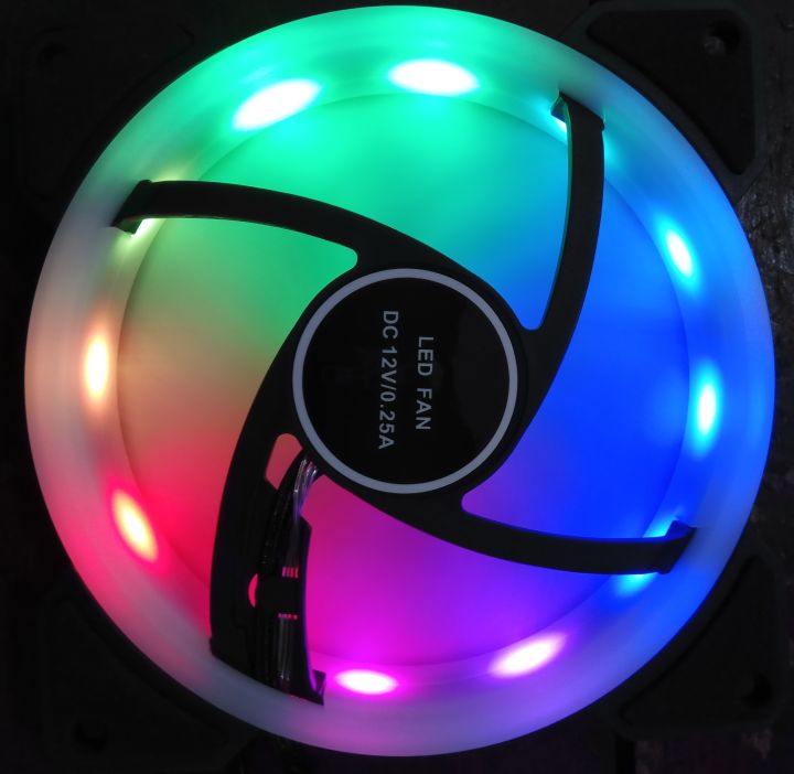 120mm LED / RGB Low Noise Computer Case Fans | Daraz.lk