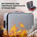 Document Storage bag   Travel Document Organizer, Document Safe Waterproof, File Organizer Bags for Men for Work, Multi-Layer Large Storage Space and Password Lock, Important Document Storage Bag. 