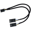 4 Pin Male to Female Fan RGB Splitter Cable for RGB HUB 2Pcs. 
