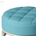 Rolling Stools with Wheels 360° Rotating Housework Stool PU Leather Seat Padded Shoe Changing Stool. 