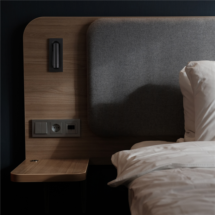 Room%20Led%20Lamp%20Headboard%20Wall%20Light%20Sconce%20Bed%20Side%20Reading%20Light%20Recessed%20Automatic%20Switch%20Wall%20Lamps,Black%20-%20Image%202