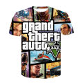2020 Grand Theft Auto Game GTA 5 Men Summer T Shirts Cool GTA5 Men TShirt Colorful 3D Print T-shirt Tee Shirt Funny clothing. 