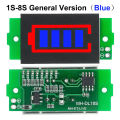 Lithium Battery Capacity Indicator Module 1S - 8S. 