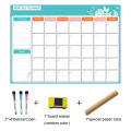 A3 Dry Erase Magnetic Monthly Weekly Planner Calendar Markers Whiteboard,Fridge Magnet Daily Message Memo Refrigerator Sticker. 