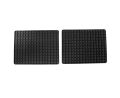 Alto Mat carpet for Maruti Suzuki Alto (Set of 4pieces, Black, Made with natural Rubber), Full coverage. 