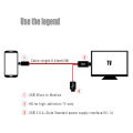 5Pin HDMI Cable 2 IN 1 Micro USB to HDMI Adapter Cable USB to HDMI Converter 1080P Video Cable HDTV For Samsung Galaxy S2 3 4 5. 