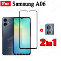 2 in 1 Samsung Galaxy A06 Anti Spy Screen Protector Soft Ceramic Matte Privacy Protector For Samsung Galaxy A05S Ceramic Protector + Camera Lens Film. 