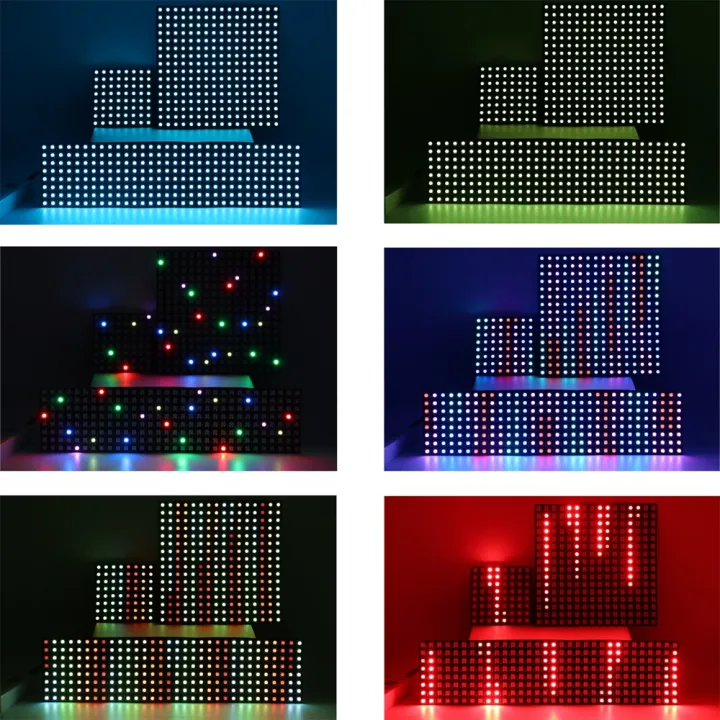 Ws2812b%20Rgb%20Led%20Digital%20Flexible%20Individually%20Addressable%20Panel%20Ws2812%208x8%2016x16%208x32%20Module%20Matrix%20Screen%20Dc5v%20-%20Image%205