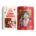 Kpop BTS Christmas Little wishes album book Jungkook, V Jimin Suga Jin RM J-Hope Photocard Art Book Poster Lomo Cards for Fans Gifts Collection Booklet. 