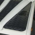 Land Rover Defender For 3mm Black Aluminium Chequer Plate. 