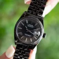 Premium Grade Oyster Datejust High Quality Stainless Steel Watch With Date Business Chain Quartz Analog Casual Fashion Watch for Men Gents - Black Blue White Gold 136400450 High-Five LK. 