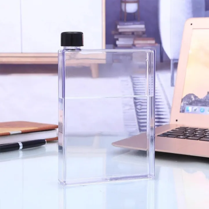 420ml%20A5%20Paper%20Size%20Flat%20Plastic%20Water%20Bottle%20Notebook%20Portable%20Cup%20BPA%20Free%20Book%20Type%20Kettle%20Sports%20Water%20Bot%20for%20Outdoor%20Gym%20-%20Image%202