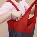 【ALLGOOD】Reusable Supermarket Shopping Bag Large Foldable Eco-Friendly Shoulder Bags Grocery Waterproof Folding Handbag. 