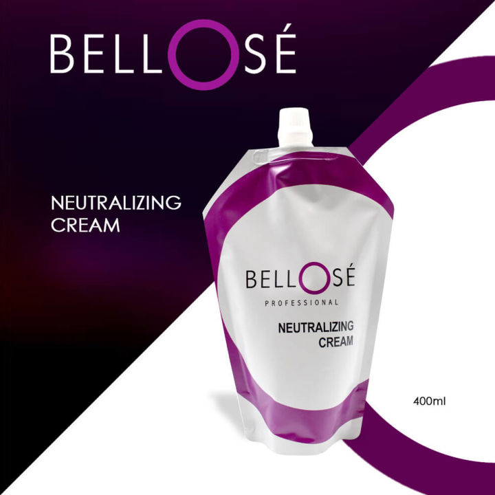 Bellose Hair Re-bonding Professional Hair Straightener Neutralizing Cream for Natural Hair 400ml