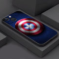 NEW Aweisuan New style Phone Case for Apple iPhone 14 Pro Max 15 11 8 Plus 7 6s SE XS X 13 Pro 12 Mini XR Cover Marvel Hero Captain America Logo. 