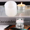 Crafts Epoxy Resin For DIY Liquid Mould Home Decor Handmade Clay Supplies Silicone Mold Cat 3D Shape Cute. 