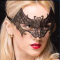 Black Lace  Exquisite Halloween  Lace Approximately 23 * 13cm Eye  Halloween  for Costume Party  Masquerade Ball  Role-Playing  Nightclub  Cosplay. 