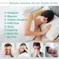 Headache Relief Hat Migraine Ice Head Wrap, Ice Packs for Injuries Reusable Migraine Relief Cap, Wearable Compressed Therapy Headache Relief Hat for Migraines Tension Sinus Fever Stress Relief. 