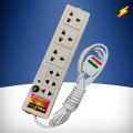 Prime Power Multi Plug Power Extension Cord High Grade Multi Functional Power Cord Socket Square Pin Made in Sri Lanka  6 Months Warranty  3.5 M, 5 M, 7 M Long Cable. 