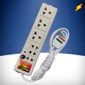 Prime Power Multi Plug Power Extension Cord High Grade Multi Functional Power Cord Socket Square Pin Made in Sri Lanka  6 Months Warranty  3.5 M, 5 M, 7 M Long Cable. 
