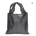 【ALLGOOD】Women's Shopper Reusable Eco Shopping Bags Bag Foldable Vegetable Grocery Package Large Handbags Tote Bag With Coin Pouch Tote Pouch Package. 