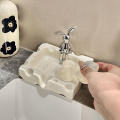 Ceramic Soap Dish Easy Clean Decorative Light Luxury Soap Box Cute Ceramic Soap Holder for Bathroom Accessory Home Decor Gift Idea Kitchen Use Hygiene Product. 