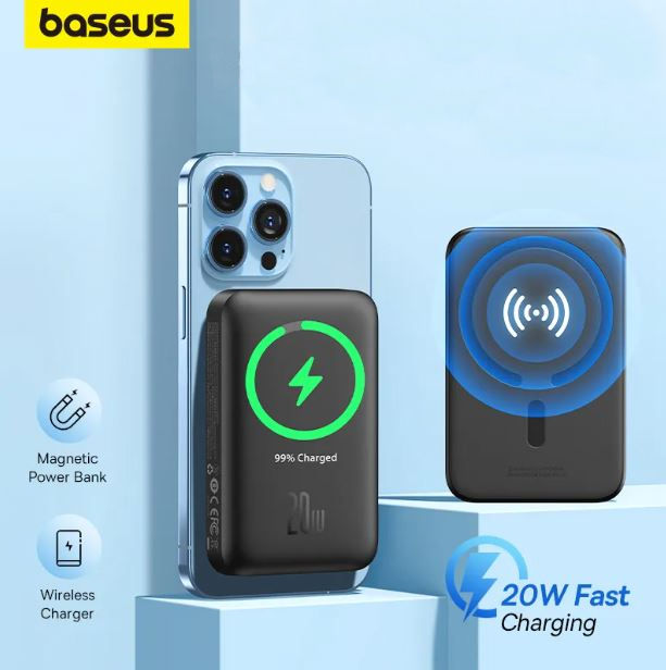 Baseus%206000mAh%2020W%20Fast%202-in-1%20Magnetic%20Wireless%20Charging%20Power%20Bank%20-%20Image%202