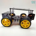 Assembly Kits - Unveiling the Optimus Jeep (4WD) - Your Ultimate DIY Robotics Adventure in Sleek Black (For Arduino, Raspberry Pi, or Magicbit). 
