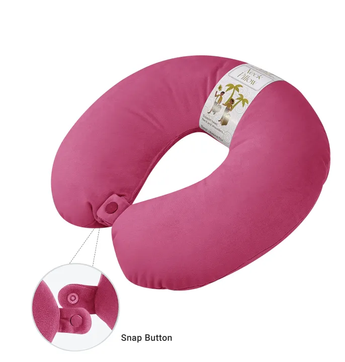 3Q%20Comfort%20Velvet%20U-Shaped%20Neck%20Pillow%20for%20Travel%20-%20Soft,%20Adjustable%20Neck%20Support%20Cushion%20for%20Car,%20Flight,%20Home%20-%20New%20-%20Image%204