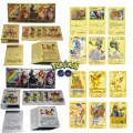 【DIV MALL】New 1 Box Pokemon Cards Gold Vmax GX Energy Card Charizard Pikachu Rare Collection Trainer Card Child Gift. 
