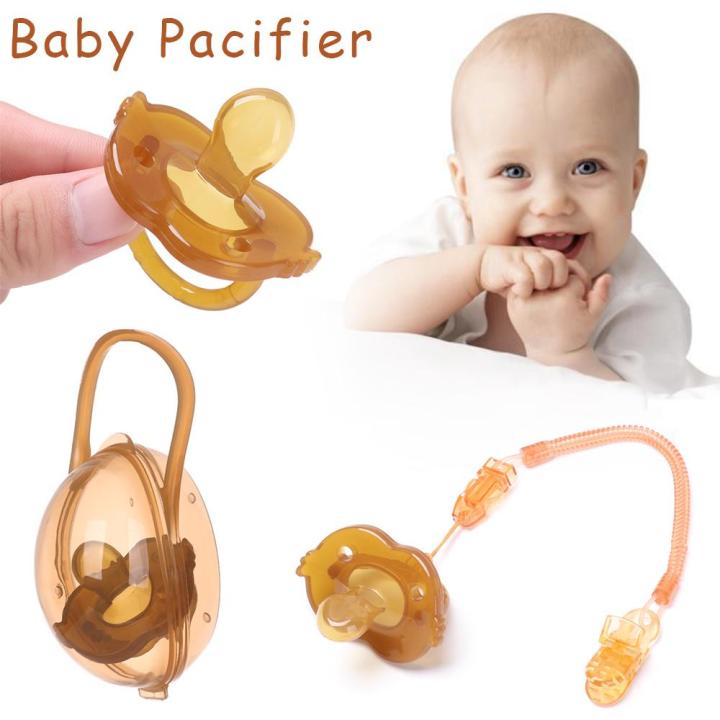 New Safety Day And Night Type Silica Gel Baby Pacifier Set Baby ...