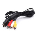 Multi Out AV Cord Video/Audio Cable 3 RCA Flat For Playstation PS PS2 PS3 Mystic. 