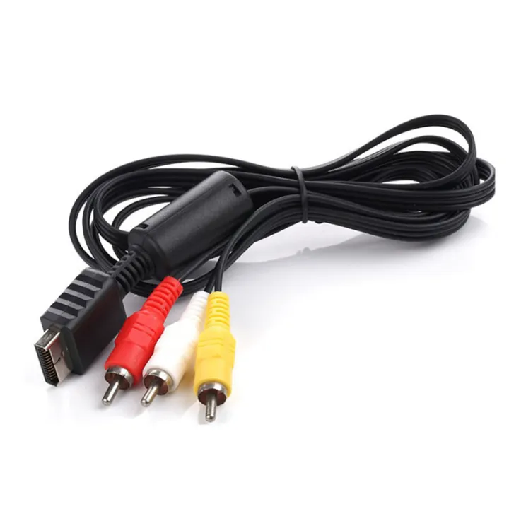Multi%20Out%20AV%20Cord%20Video/Audio%20Cable%203%20RCA%20Flat%20For%20Playstation%20PS%20PS2%20PS3%20Mystic%20-%20Image%207