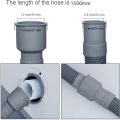 Automatic Drum Washing Machine Drain Pipe Drain Hose Fittings, 1.5 Meter. 