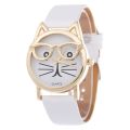 【Special offer】Relogio Feminino 2018 Fashion Clock Cute Cartton Glasses Cat Analog Quartz Dial Wrist Ladies Watch Women's Watches Montre Femme. 