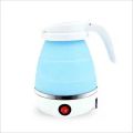 Foldable Electric Kettle Mini Food Stainless Steel Silicone Kettle Travel Home Automatic Power Off Easy to Carry Simple Operation. 